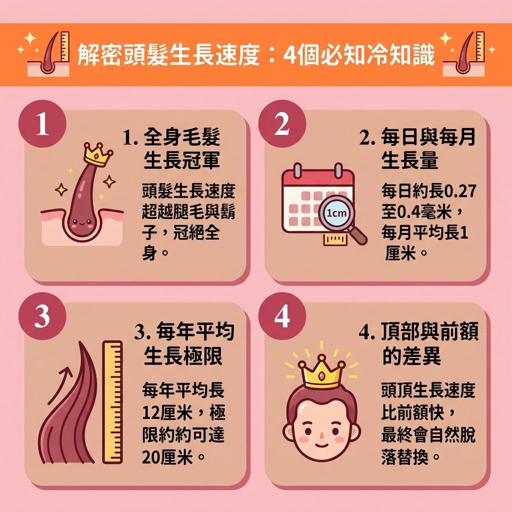 這是一張 1:1 正方形的可愛扁平化向量醫美資訊圖表,採用台灣健康部落格風格,為您解密【頭髮生長速度】與【生長期】的奧秘。圖表指出,若【頭皮】的【皮脂腺】異常引發【頭皮濕疹】,或受【雙氫睪酮】(由【荷爾蒙】轉化)影響,會導致毛囊提早進入【休止期】,引發【斑禿】與異常掉髮危機。
為了落實【預防脫髮方法】與【改善頭髮稀疏】,我們需【溫和清潔頭皮】與進行【頭皮深層清潔】,做好【日常頭皮護理】,以【改善頭皮環境】、【舒緩頭皮敏感】及【解決頭皮痕癢】。飲食方面,應補充【蛋白質】、【氨基酸】、【維他命】、【鐵質】與【鋅質】,幫助合成【角蛋白】,以【補充頭髮營養】,達到【強健脆弱髮根】的效果。
維持良好的【血液循環】能【促進頭皮血液循環】,進而【增快生髮速度】、【促進頭髮生長】並【延長生長週期】。若【毛囊】已出現萎縮徵兆,可使用含【米諾地爾】成分的【生髮水】,或尋求【專業生髮療程】的協助,這能有效【激活休眠毛囊】、【刺激毛囊再生】並【延緩毛囊老化】,從而【減少掉髮數量】並【增加頭髮密度】。若脫髮狀況極為嚴重,