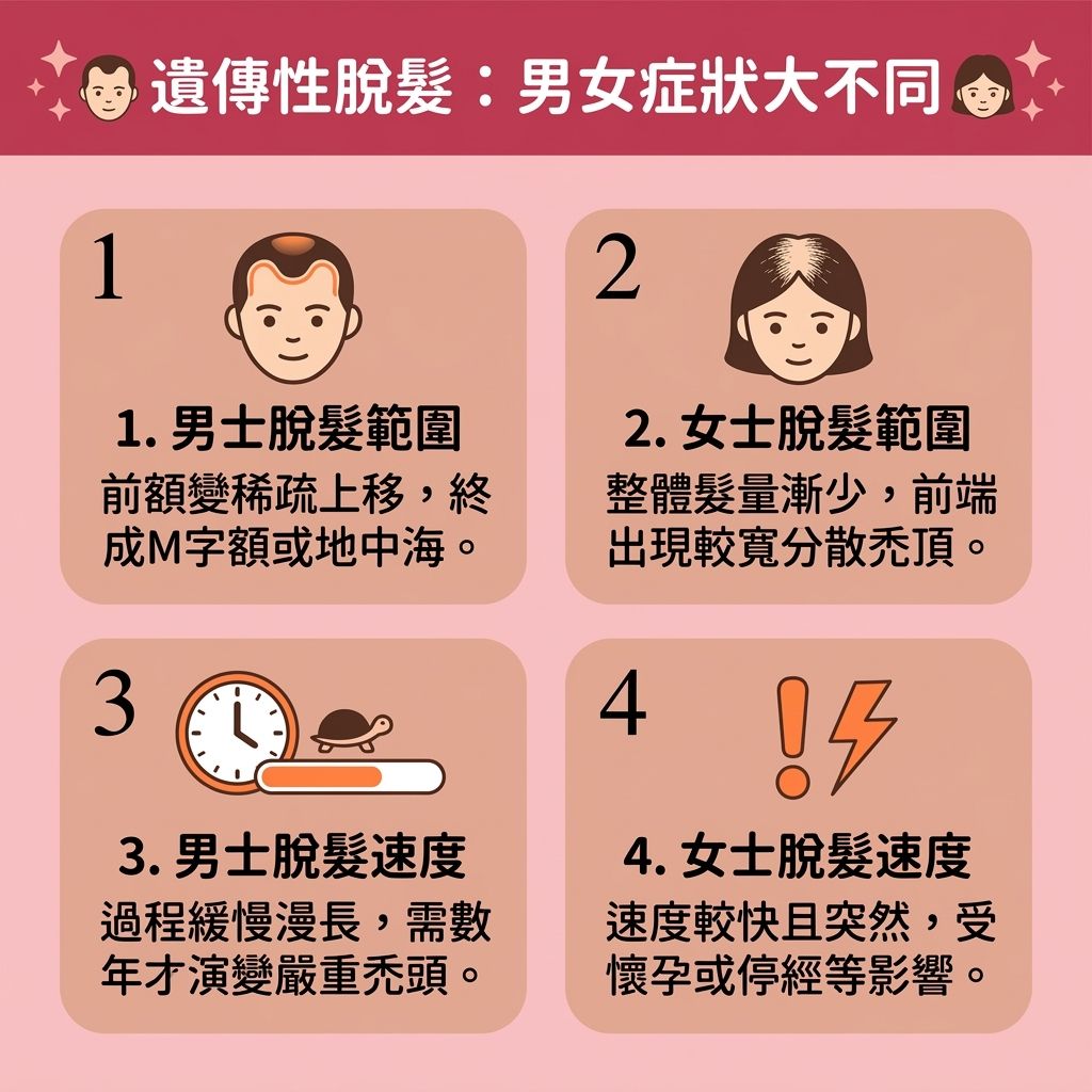 這是一張 1:1 滿版扁平化的醫美資訊圖表,主要解析【遺傳】性脫髮與【女生長鬍鬚原因】的關聯。當體內【內分泌】失調、【雌激素】減少且【雄性激素】(【荷爾蒙】)激增,出現【雄性荷爾蒙過高】時,除了引發男女不同的脫髮症狀,女性還可能出現【卵巢多囊綜合症症狀】(如【卵巢多囊綜合症】),導致嘴唇周圍長出【唇毛】與異常【毛髮】。
為【解決唇毛過盛】與【擺脫生鬚煩惱】,切勿亂用【剃刀】、【蜜蠟】、【脫毛膏】或【鑷子】,以免【剃毛引致毛髮變粗】、破壞【皮膚】表層【角質】,造成【毛孔】堵塞與【毛髮倒生發炎】。建議透過【改善內分泌失調】與【調理女性荷爾蒙】來治本。
針對多餘毛髮,可選擇【專業激光脫毛】或【光學去唇毛療程】。特定波長的【激光】能精準鎖定【黑色素】,安全地【破壞毛囊組織】,帶來【安全無痛脫毛】及【永久脫毛效果】。這不僅能有效【抑制毛髮生長】、【延緩毛髮生長週期】,讓毛囊提早進入【休止期】並縮短【生長期】,成功【減少嘴唇周圍毛髮】,更能【避免皮膚敏感】、【預防毛囊發炎】及【改善毛孔粗大】,全方位保護脆弱的深層【毛囊】!