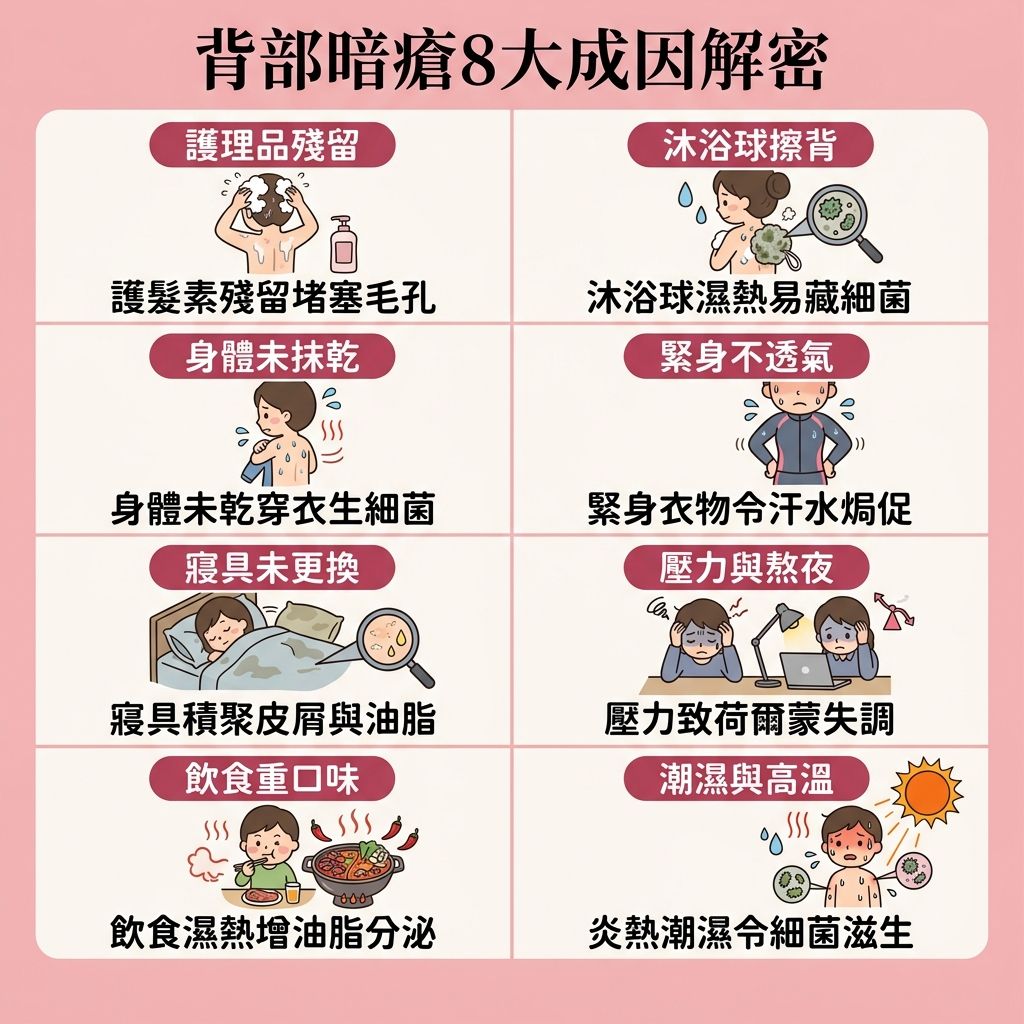 背部暗瘡